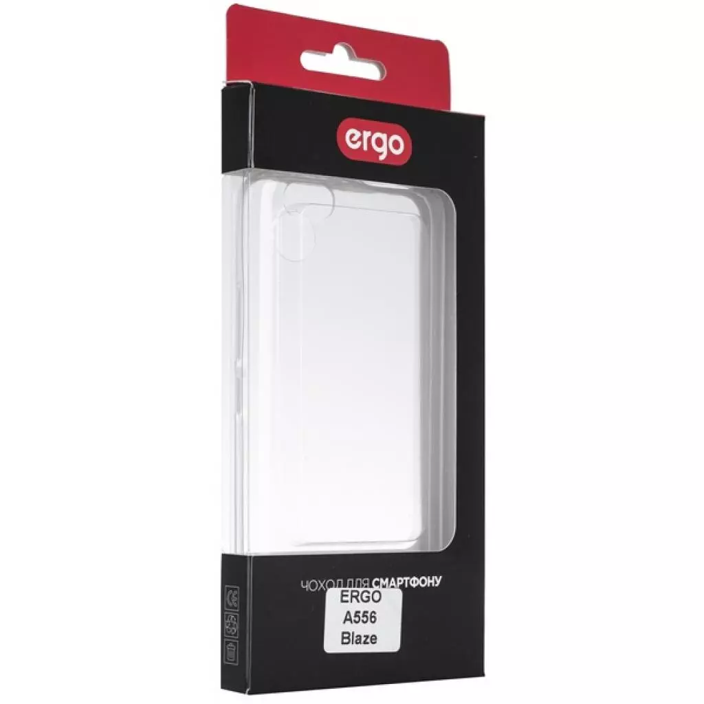 Чехол для моб. телефона Ergo A556 Blaze - TPU Clean (Transparent) (6394680)