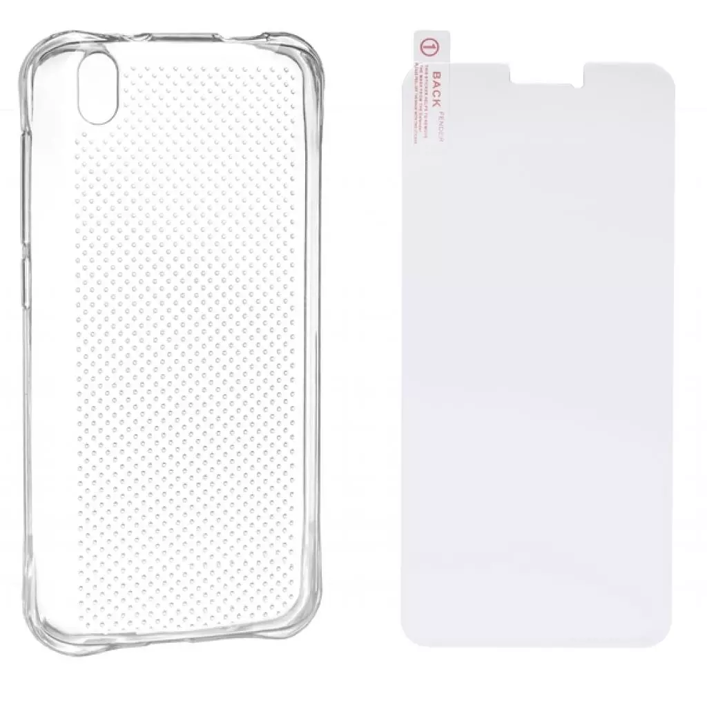 Чехол для моб. телефона Bravis A506 Crystal - TPU Clean + 9H Glass (Transparent) (6385132) - 4