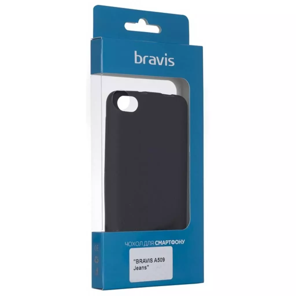 Чехол для моб. телефона Bravis A509 Jeans - Shiny (Black) (6412254)