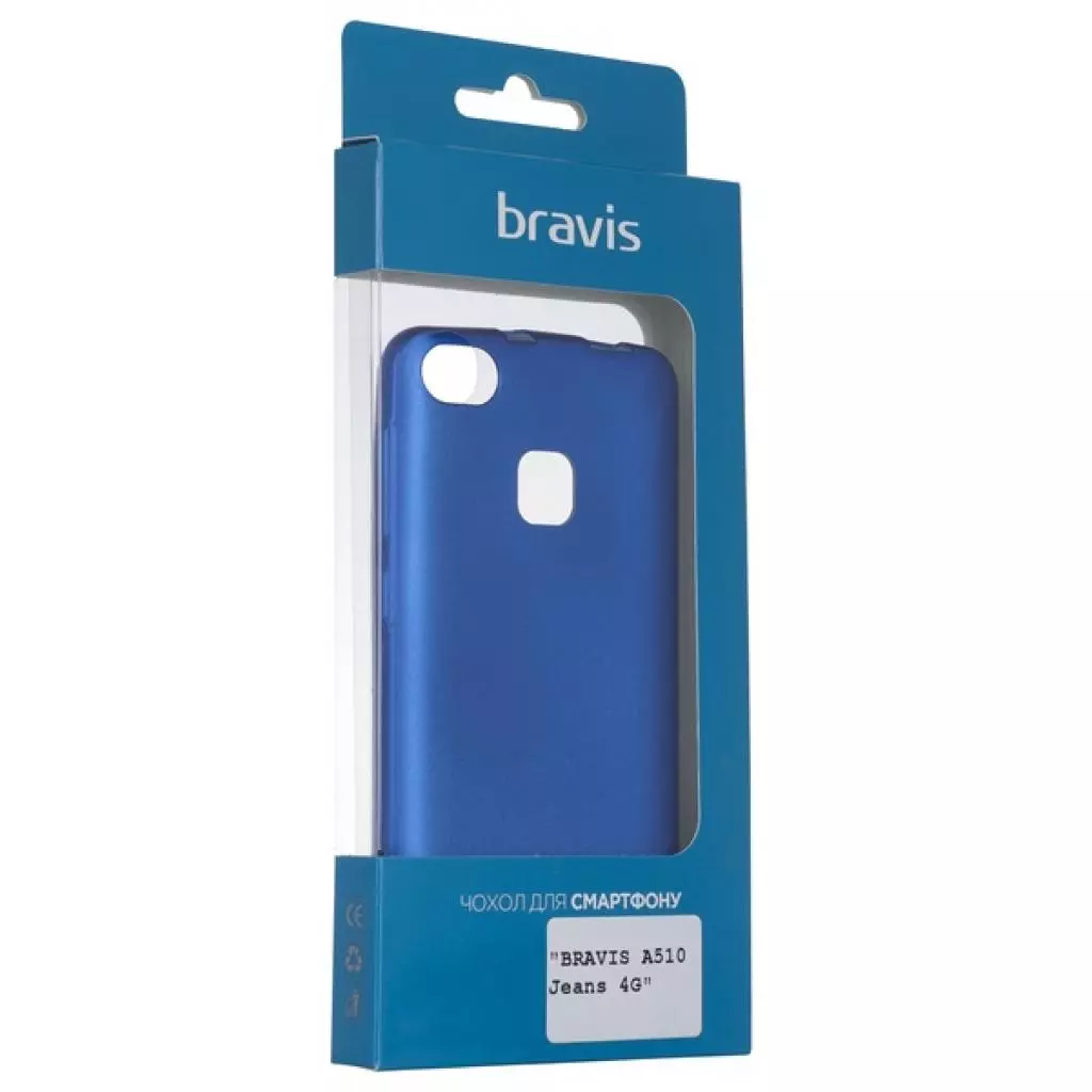 Чехол для моб. телефона Bravis A510 Jeans 4G - Shiny (Blue) (6412256)