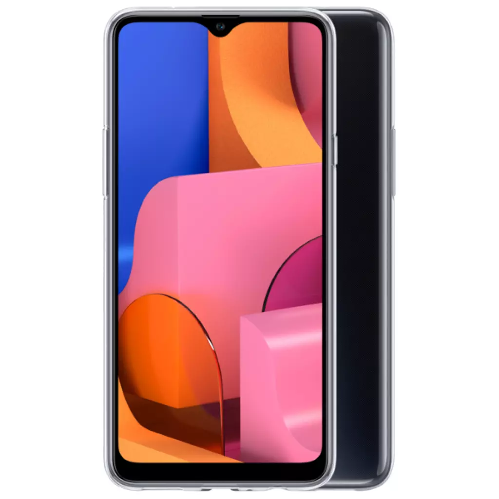 Чехол для моб. телефона Samsung A20s/EF-QA207TTEGRU - Clear Cover (Transparent) (EF-QA207TTEGRU) - 4