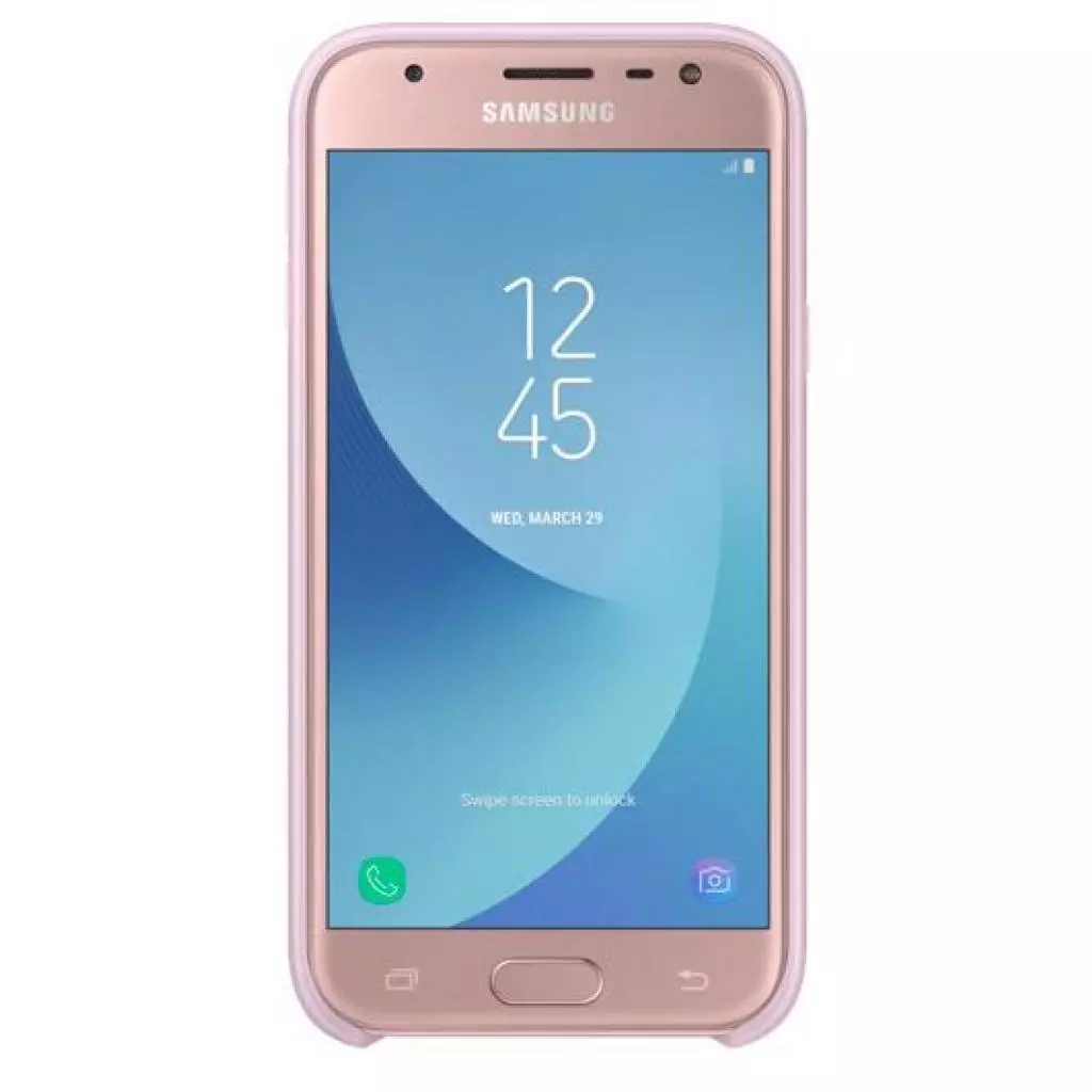 Чехол для моб. телефона Samsung J3(2017)/J330-EF-PJ330CPEGRU-Dual Layer Cover (Pink) (EF-PJ330CPEGRU)