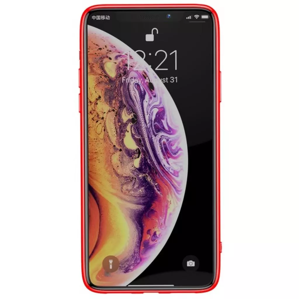 Чехол для моб. телефона T-Phox iPhone Xs 5.8 - Crystal (Red) (6970225138182) - 1