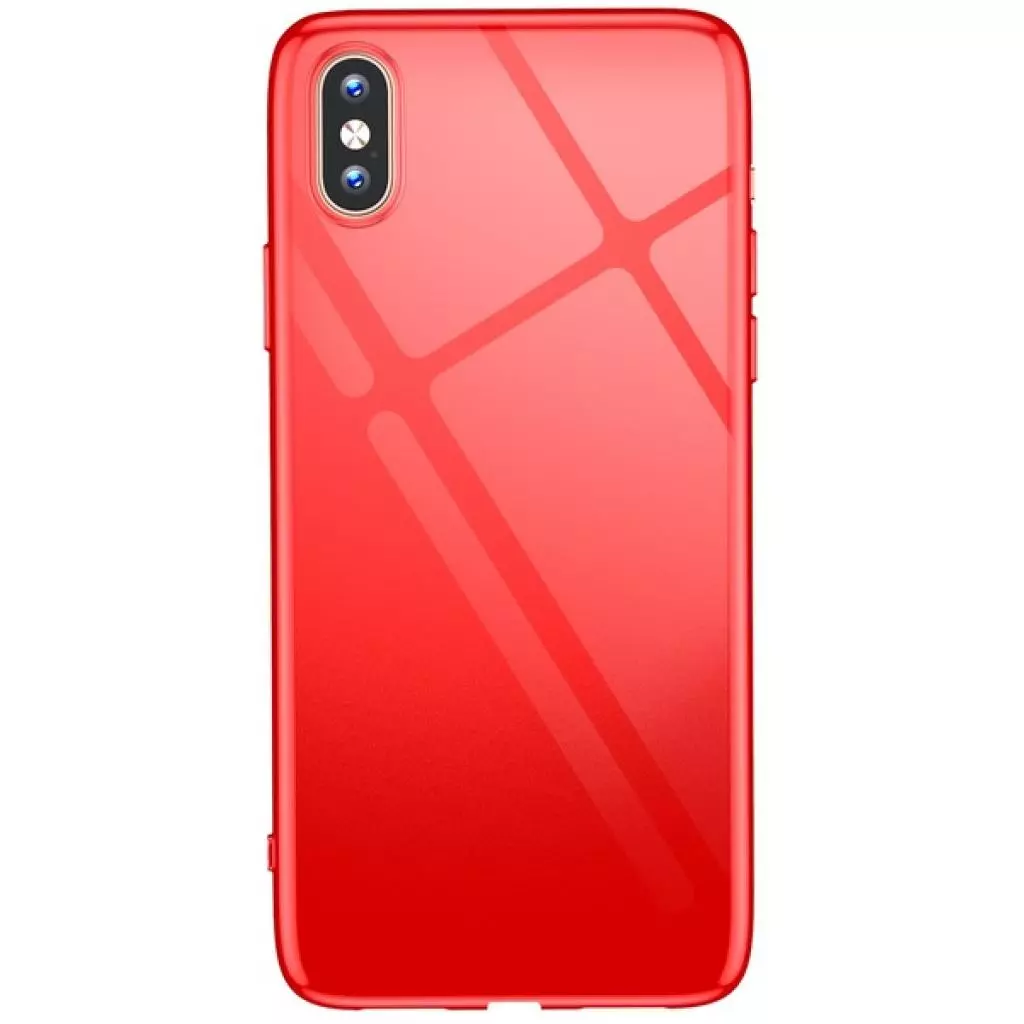 Чехол для моб. телефона T-Phox iPhone Xs Max 6.5 - Crystal (Red) (6970225138120)