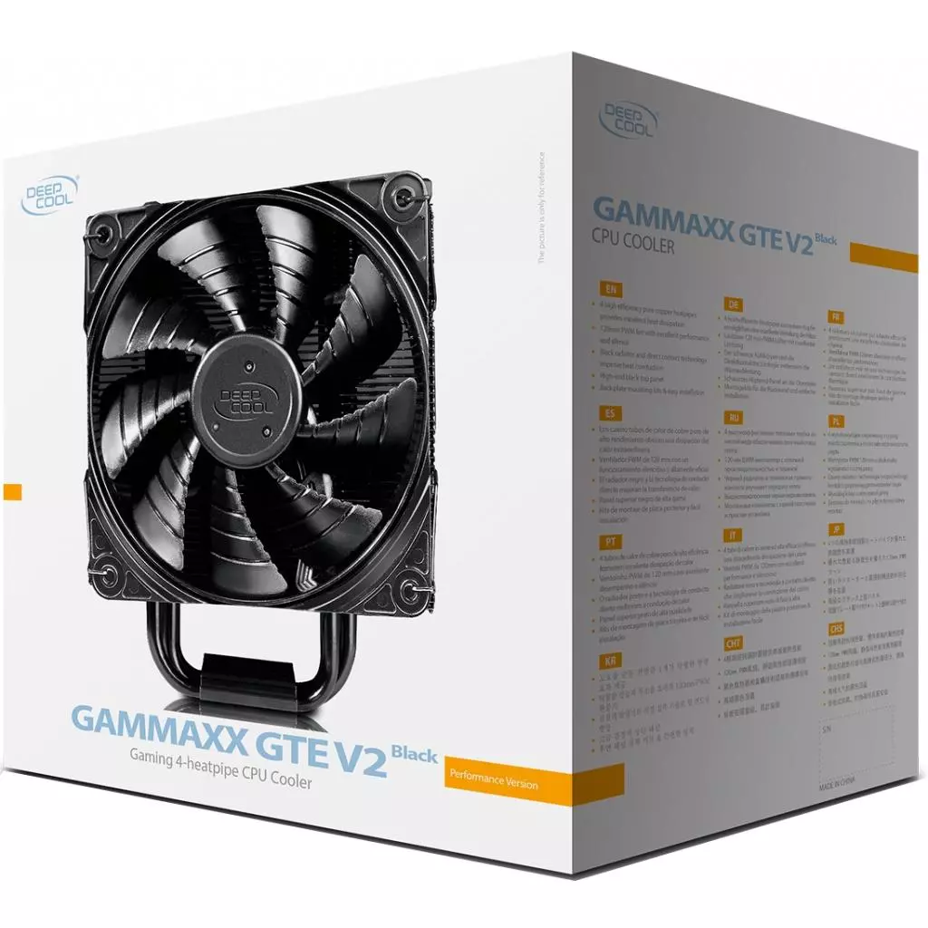 Кулер для процессора Deepcool GAMMAXX GTE V2 BLACK - 8