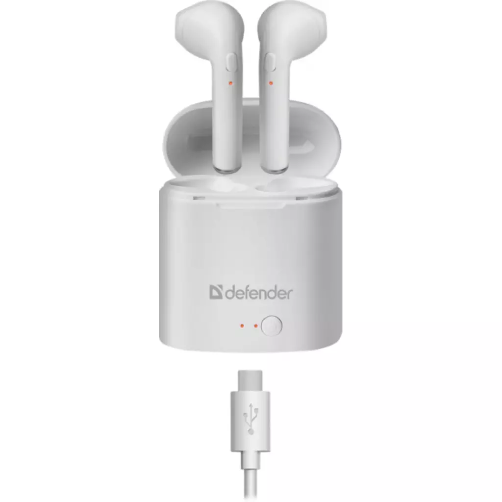 Наушники Defender Twins 630 TWS Bluetooth White (63630) - 2 Наушники Defender Twins 630 TWS Bluetooth White (63630) - 2