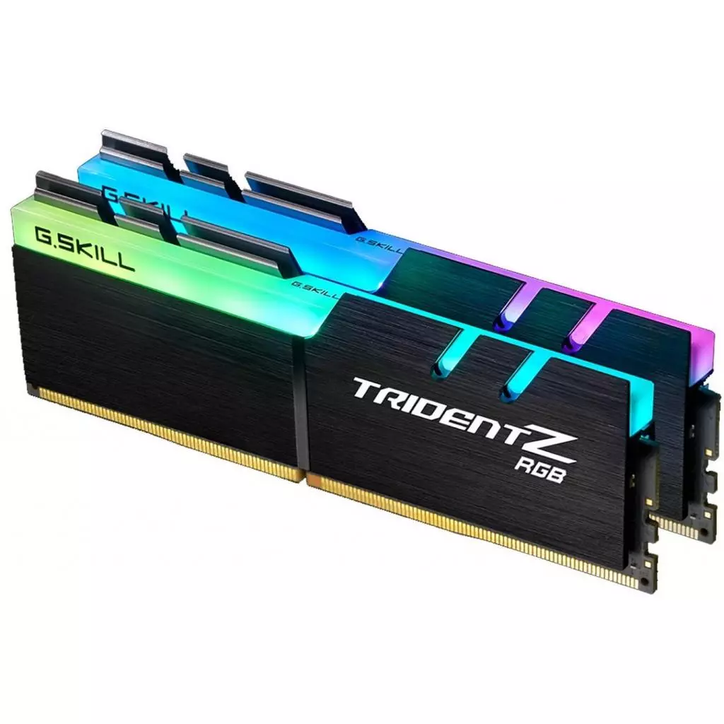 Модуль памяти для компьютера DDR4 16GB (2x8GB) 3600 MHz TridentZ RGB Black G.Skill (F4-3600C18D-16GTZR) - 1 Модуль памяти для компьютера DDR4 16GB (2x8GB) 3600 MHz TridentZ RGB Black G.Skill (F4-3600C18D-16GTZR) - 1
