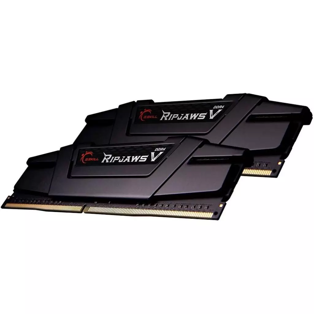 Модуль памяти для компьютера DDR4 16GB (2x8GB) 4000 MHz RipjawsV Black G.Skill (F4-4000C15D-16GVK) - 1 Модуль памяти для компьютера DDR4 16GB (2x8GB) 4000 MHz RipjawsV Black G.Skill (F4-4000C15D-16GVK) - 1