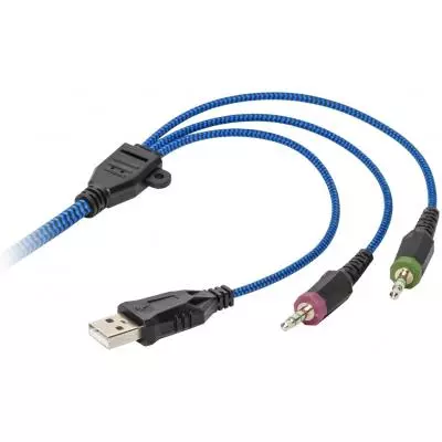 Наушники Defender Icefall G-510D White-Blue (64510) - 3