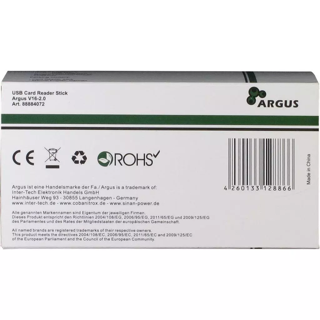 Считыватель флеш-карт Argus USB2.0, USB Type C USB 2.0 Type A Male Micro USB 2.0 (OTG), (V16-2.0) - 5