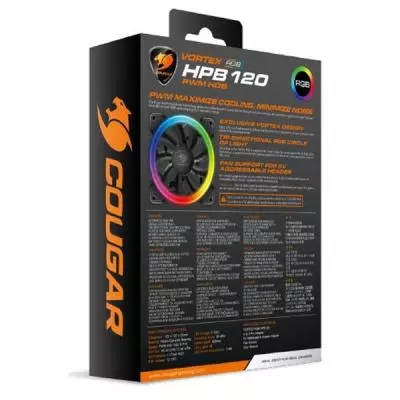 Кулер для корпуса Cougar HPB 120 RGB - 5