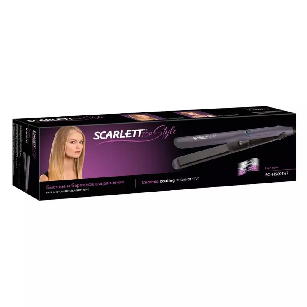 Выпрямитель для волос Scarlett SC-HS60T67 - 1 Выпрямитель для волос Scarlett SC-HS60T67 - 1