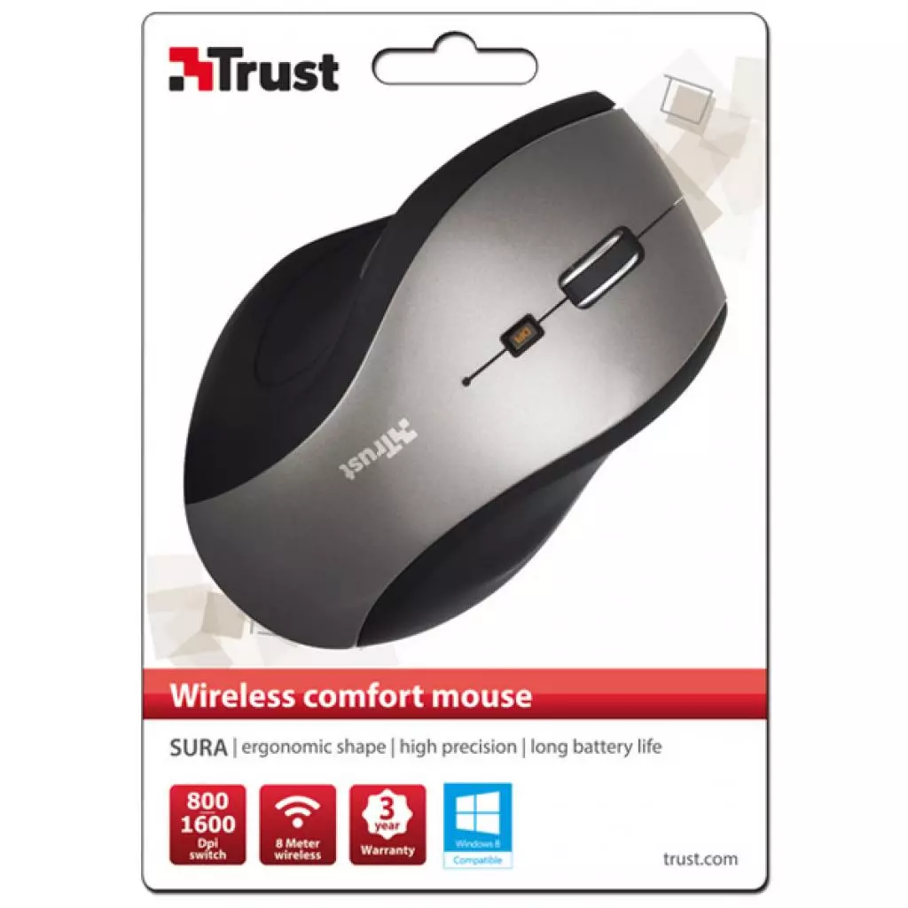 Мышка Trust Sura wireless mouse (19938) - 3 Мышка Trust Sura wireless mouse (19938) - 3