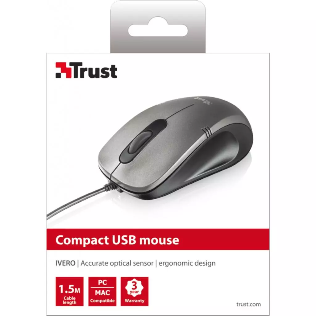 Мышка Trust Ivero Compact Mouse (20404) - 4 Мышка Trust Ivero Compact Mouse (20404) - 4