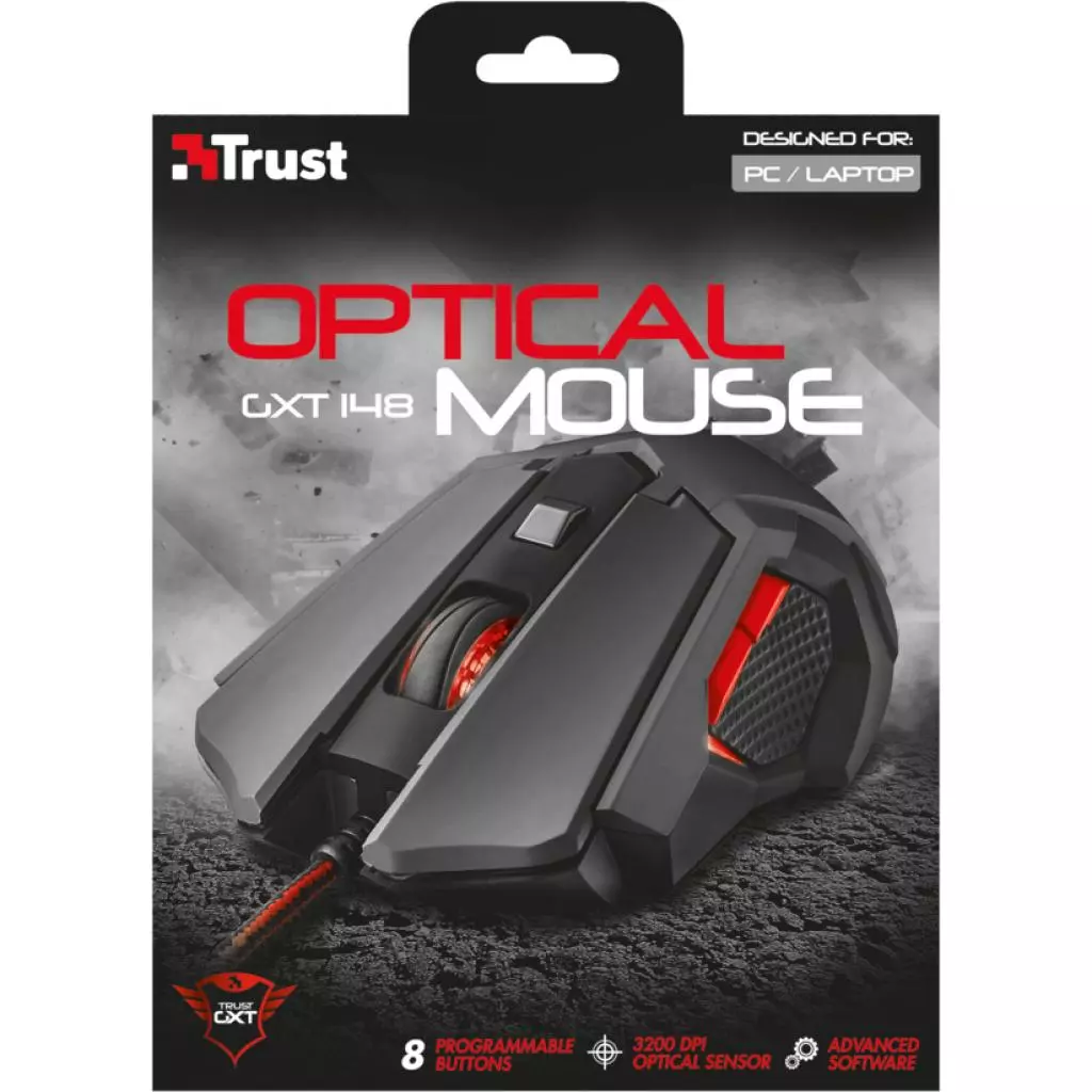 Мышка Trust GXT 148 Optical Gaming Mouse (21197) - 4