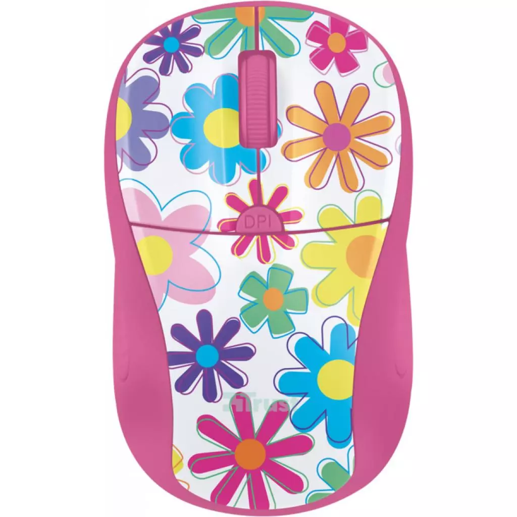 Мышка Trust Primo Wireless Mouse - pink flowers (21481) - 1 Мышка Trust Primo Wireless Mouse - pink flowers (21481) - 1