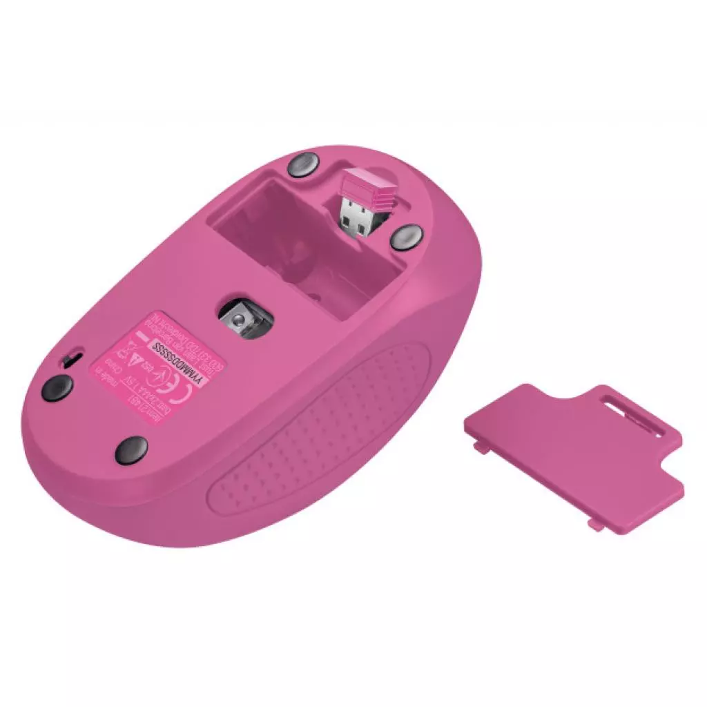 Мышка Trust Primo Wireless Mouse - pink flowers (21481) - 3 Мышка Trust Primo Wireless Mouse - pink flowers (21481) - 3
