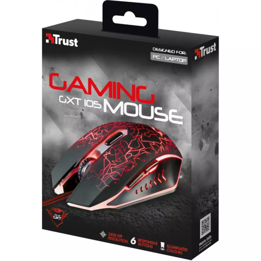 Мышка Trust GXT 105 Gaming Mouse (21683) - 7