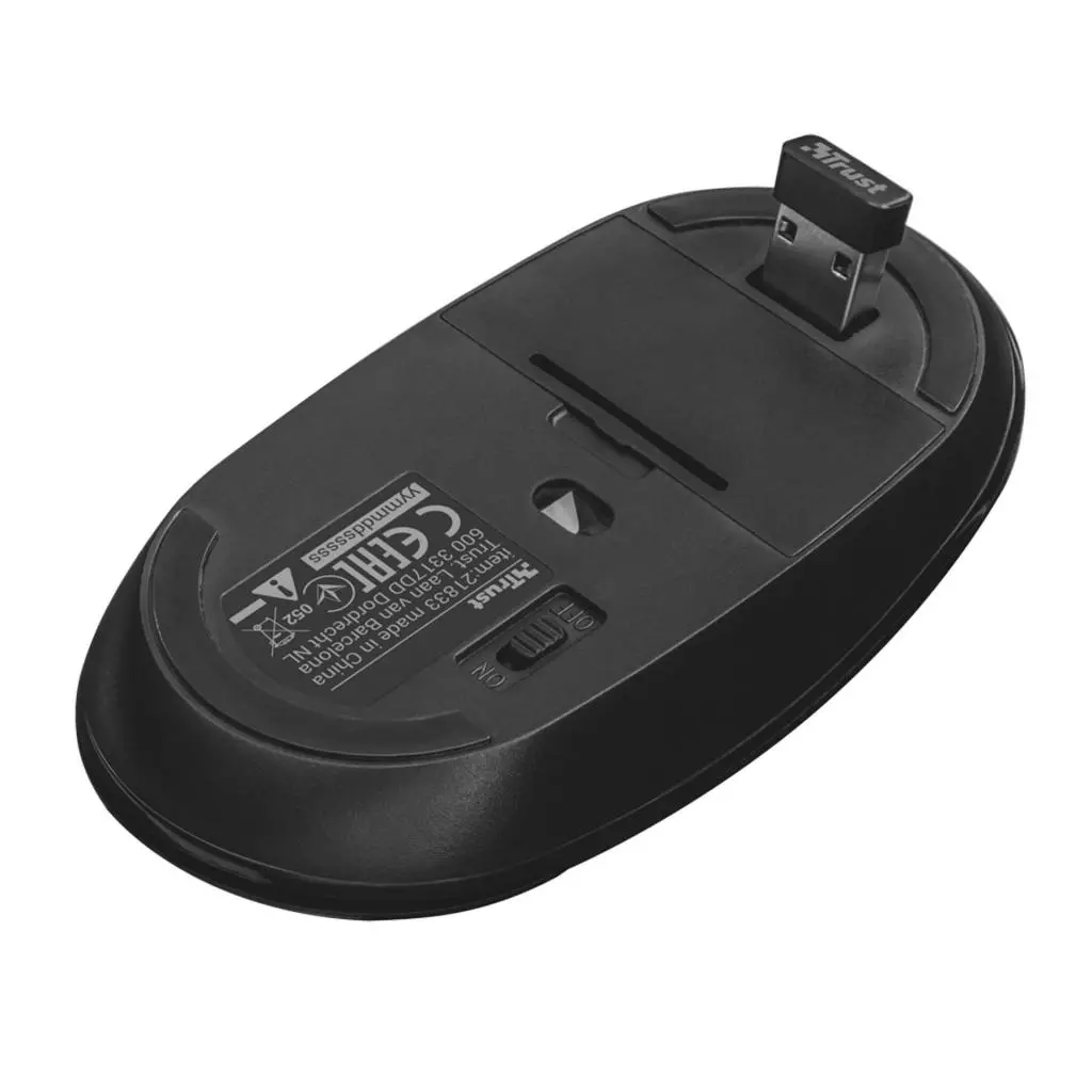 Мышка Trust Mute Silent Click Wireless Mouse (21833) - 4 Мышка Trust Mute Silent Click Wireless Mouse (21833) - 4