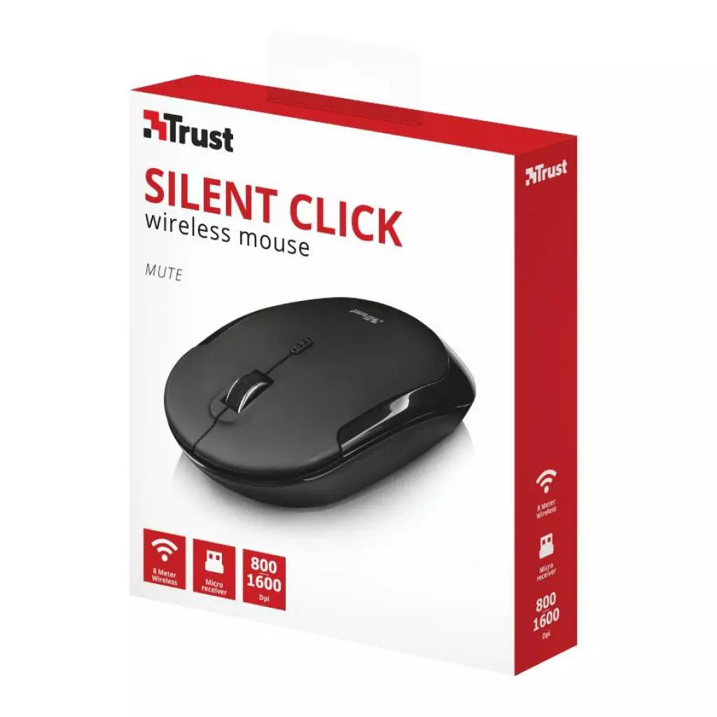 Мышка Trust Mute Silent Click Wireless Mouse (21833) - 5 Мышка Trust Mute Silent Click Wireless Mouse (21833) - 5