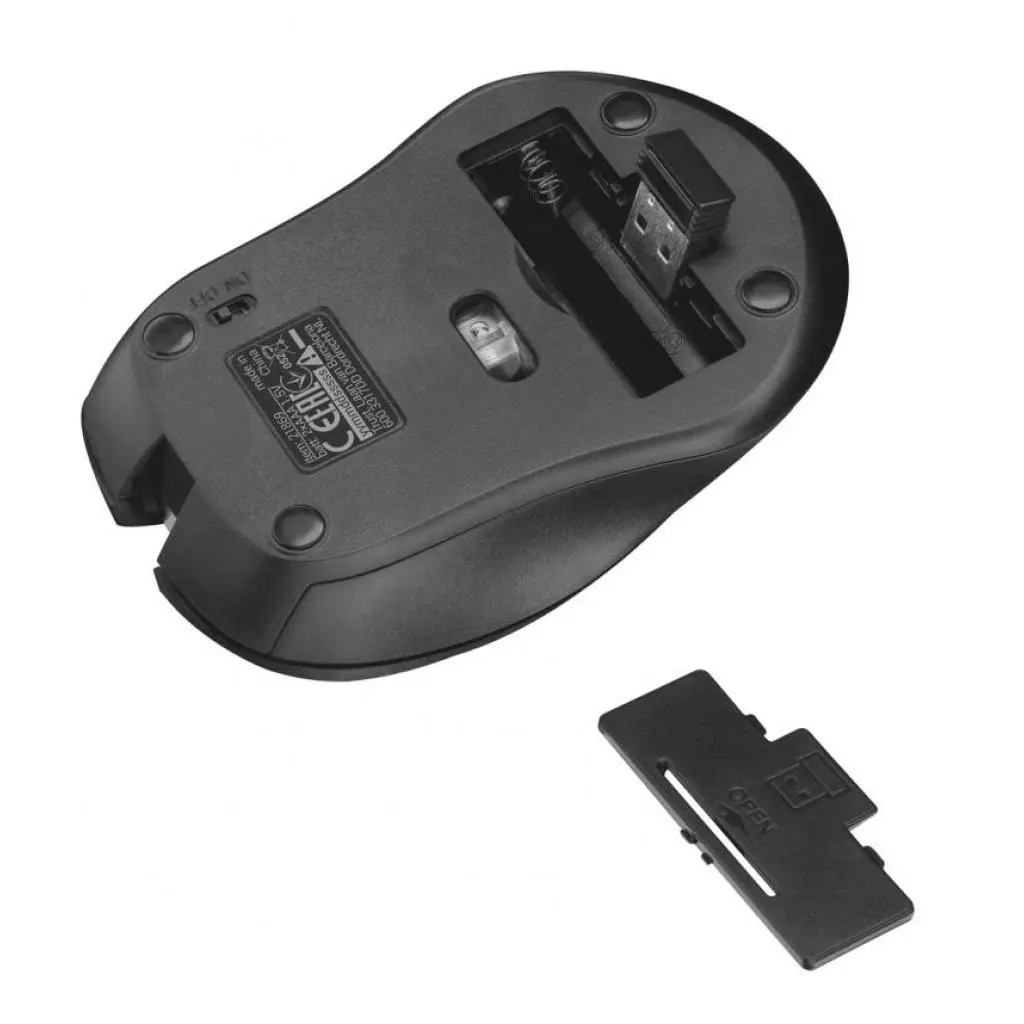 Мышка Trust Mydo Silent wireless mouse black (21869) - 3 Мышка Trust Mydo Silent wireless mouse black (21869) - 3