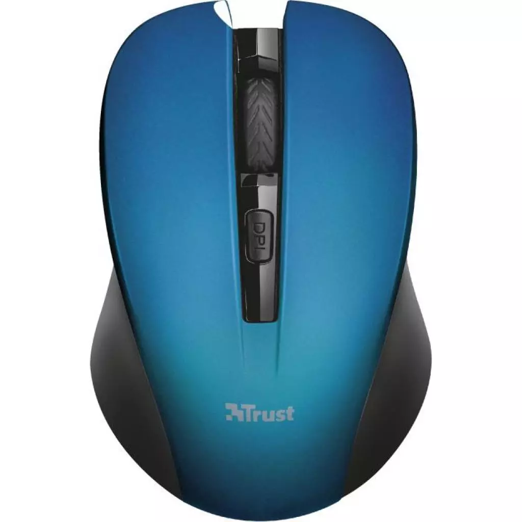 Мышка Trust Mydo Silent wireless mouse blue (21870) - 1