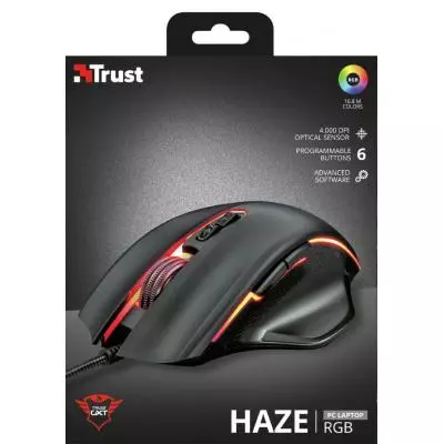Мышка Trust GXT 168 Haze illuminated gaming mouse (22331) - 7 Мышка Trust GXT 168 Haze illuminated gaming mouse (22331) - 7