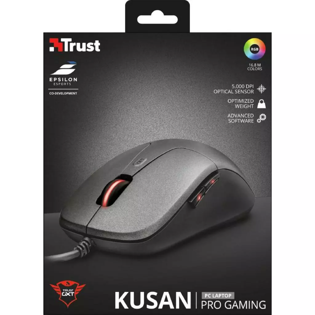 Мышка Trust GXT 180 Kusan Pro Gaming Mouse (22401) - 6