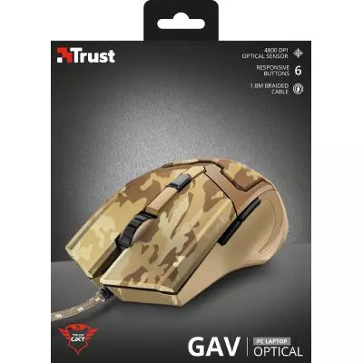 Мышка Trust GXT 101D Desert Camo (22794) - 4 Мышка Trust GXT 101D Desert Camo (22794) - 4
