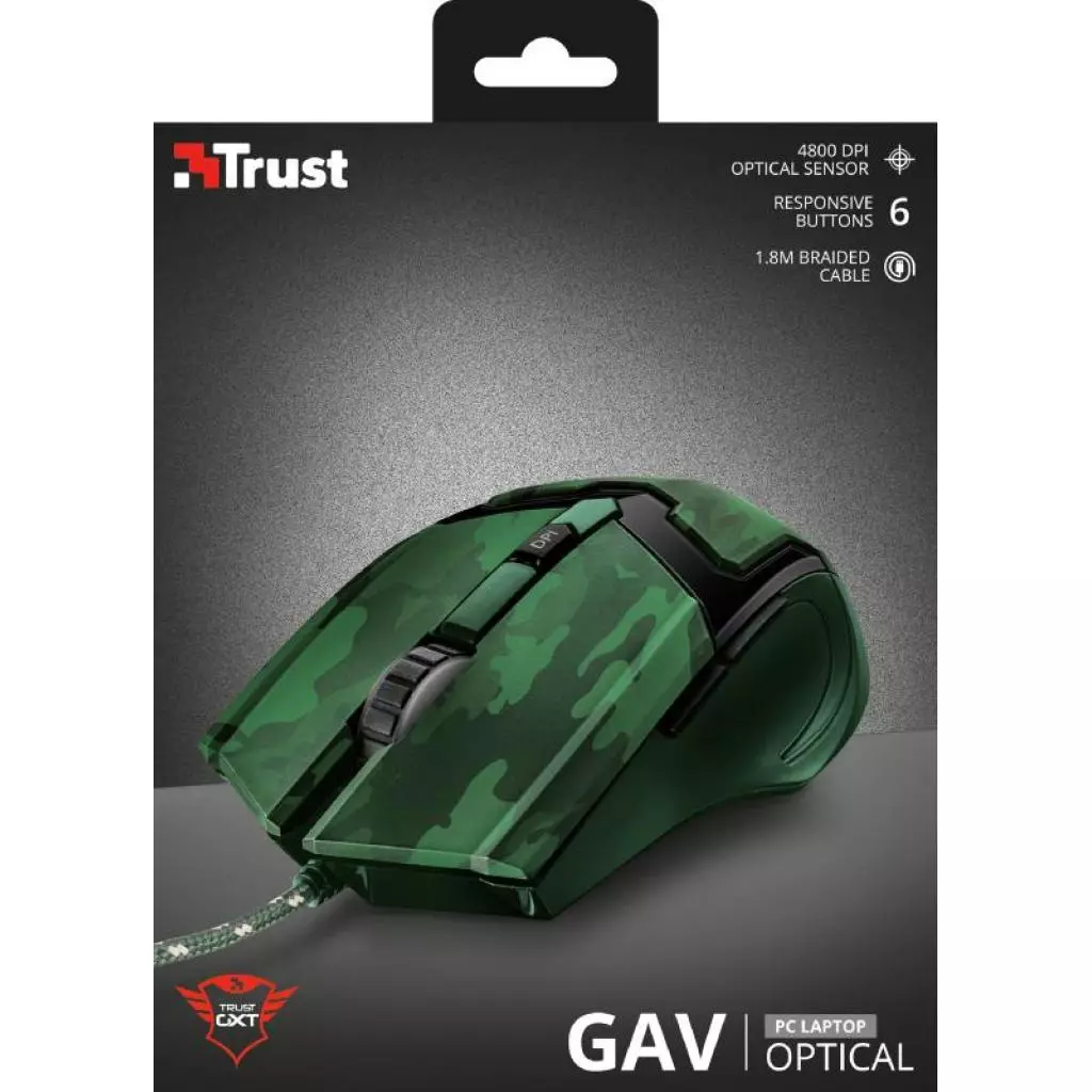 Мышка Trust GXT 101D Jungle Camo (22793) - 5 Мышка Trust GXT 101D Jungle Camo (22793) - 5