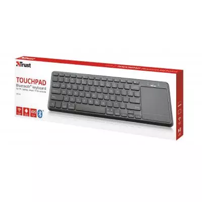 Клавиатура Trust Mida Bluetooth with XL touchpad RU (23009) - 4 Клавиатура Trust Mida Bluetooth with XL touchpad RU (23009) - 4