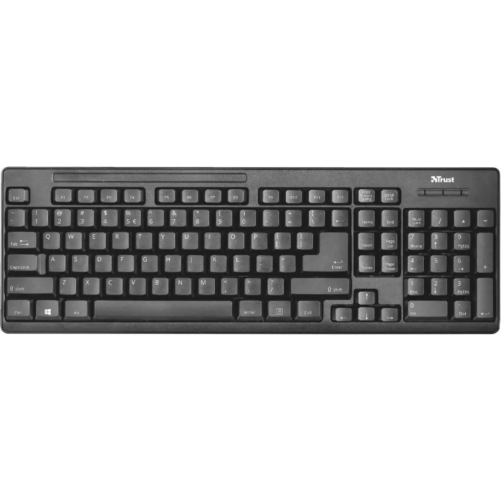 Комплект Trust Ziva wireless keyboard with mouse UKR (22119) - 3 Комплект Trust Ziva wireless keyboard with mouse UKR (22119) - 3