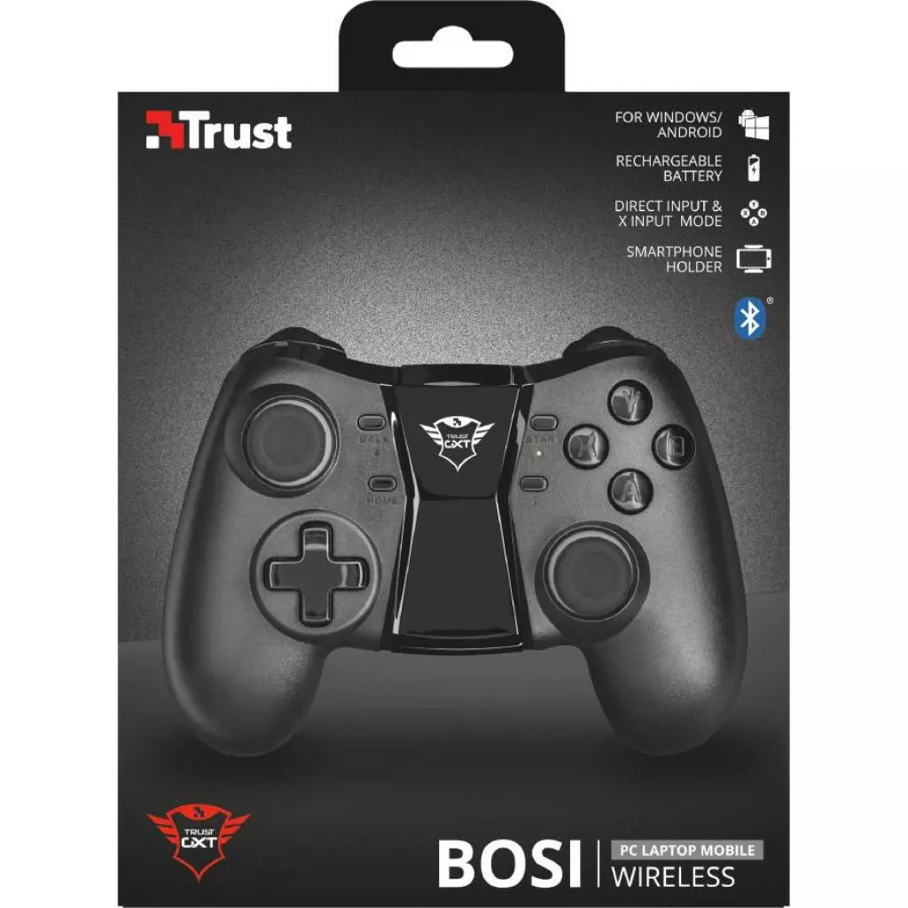 Геймпад Trust GXT 590 Bosi bluetooth gamepad (22258) - 5 Геймпад Trust GXT 590 Bosi bluetooth gamepad (22258) - 5