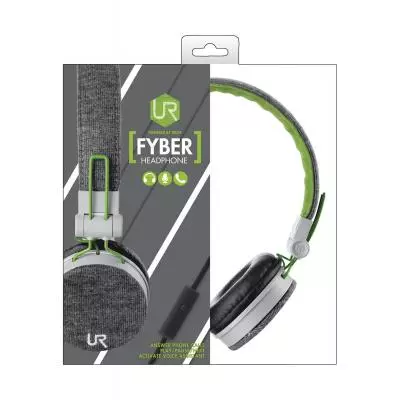 Наушники Trust Urban Revolt Fyber headphone grey/green (20080) - 5 Наушники Trust Urban Revolt Fyber headphone grey/green (20080) - 5