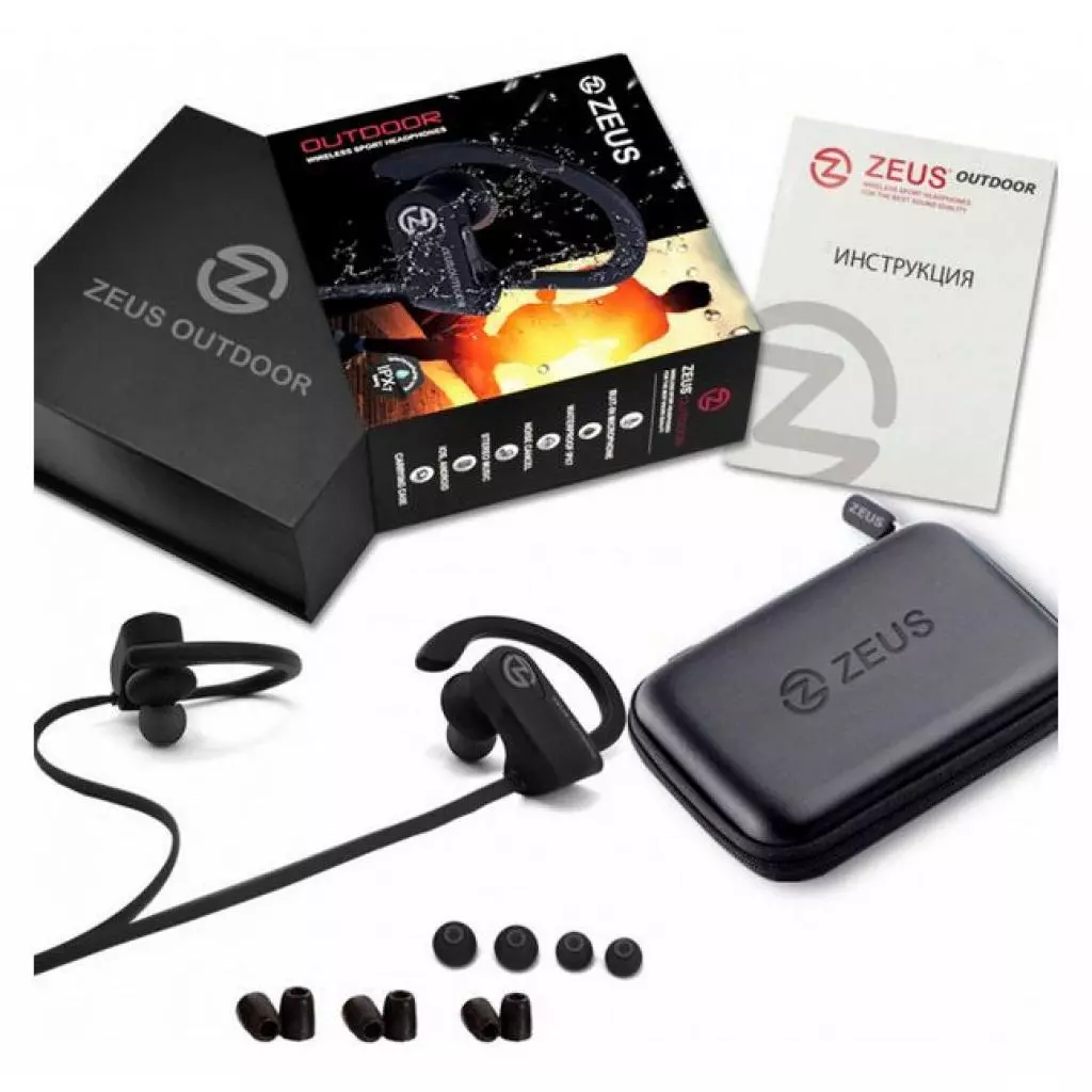 Наушники AirOn Zeus Outdoor Black (6945545500234) - 3 Наушники AirOn Zeus Outdoor Black (6945545500234) - 3