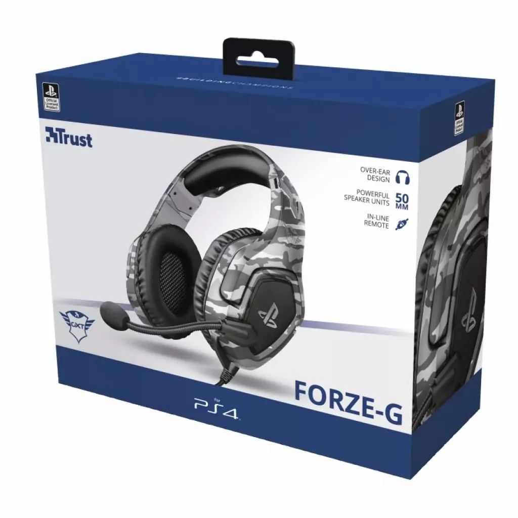 Наушники Trust GXT 488 Forze-G for PS4 Grey (23531) - 4 Наушники Trust GXT 488 Forze-G for PS4 Grey (23531) - 4