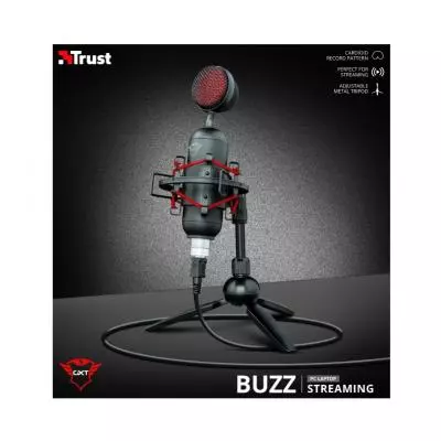 Микрофон Trust GXT 244 Buzz USB Streaming Microphone Black (23466) - 3 Микрофон Trust GXT 244 Buzz USB Streaming Microphone Black (23466) - 3