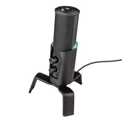 Микрофон Trust GXT 258 Fyru USB 4-in-1 Streaming Microphone Black (23465) - 1 Микрофон Trust GXT 258 Fyru USB 4-in-1 Streaming Microphone Black (23465) - 1