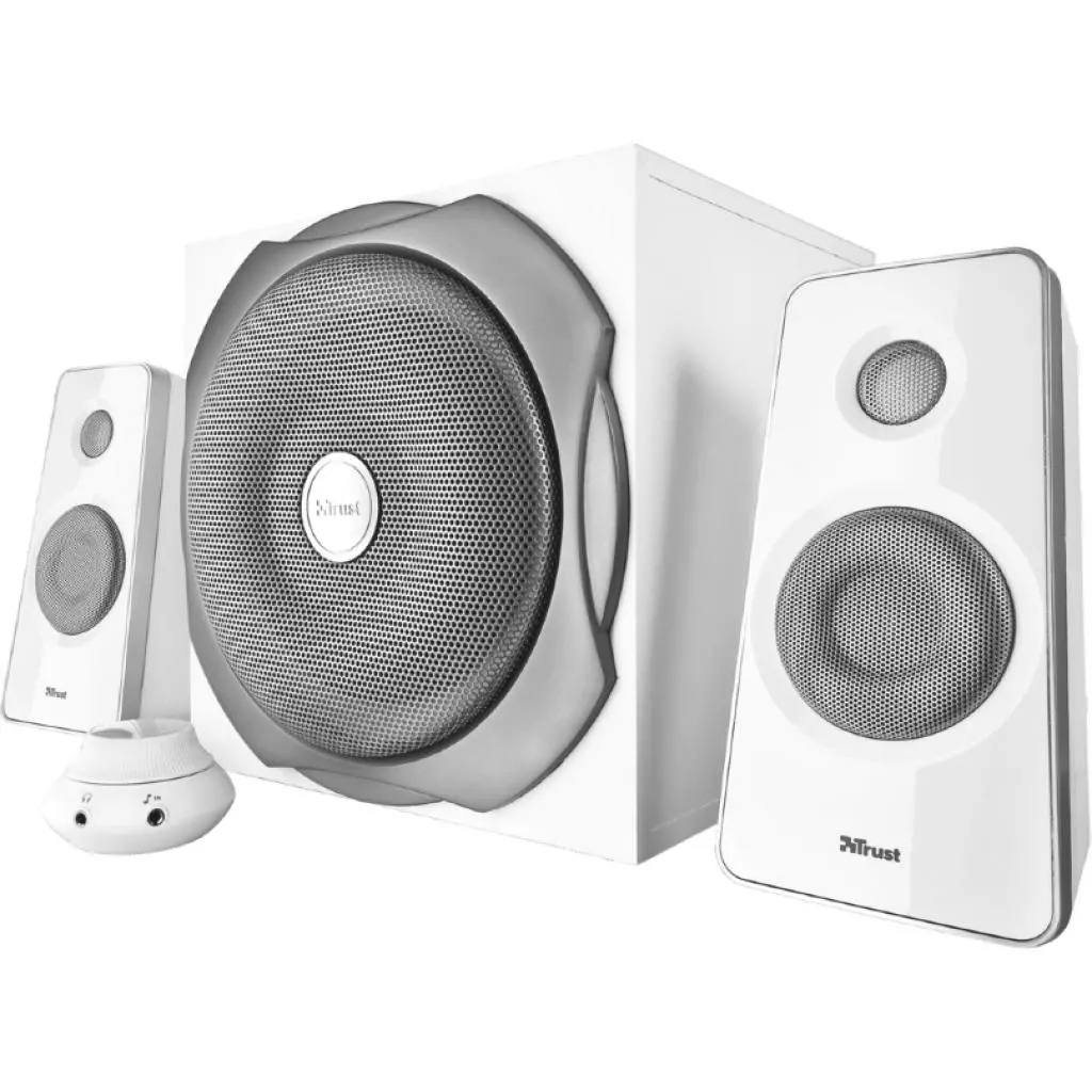 Акустическая система Trust Tytan 2.1 Subwoofer Speaker Set - white (18789) - 3