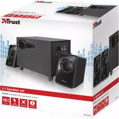 Акустическая система Trust Avora 2.1 Subwoofer Speaker Set (20442) - 3 Акустическая система Trust Avora 2.1 Subwoofer Speaker Set (20442) - 3