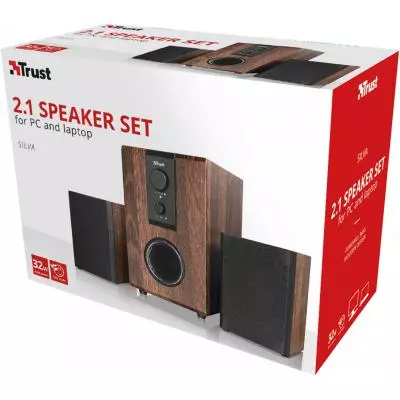 Акустическая система Trust Silva 2.1 Speaker Set for PC and laptop (21734) - 6 Акустическая система Trust Silva 2.1 Speaker Set for PC and laptop (21734) - 6