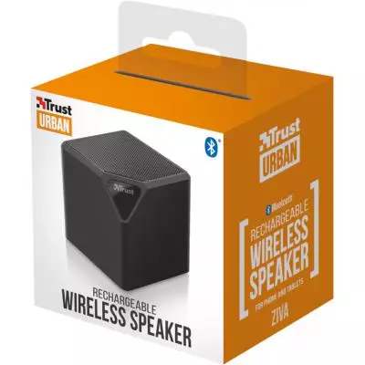 Акустическая система Trust Ziva Wireless Bluetooth Speaker black (21715) - 5 Акустическая система Trust Ziva Wireless Bluetooth Speaker black (21715) - 5