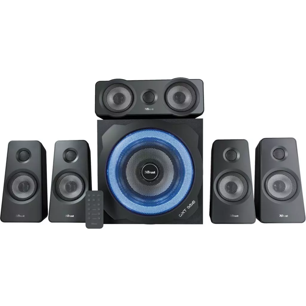 Акустическая система Trust GXT 658 Tytan 5.1 Surround Speaker System (21738) - 1 Акустическая система Trust GXT 658 Tytan 5.1 Surround Speaker System (21738) - 1