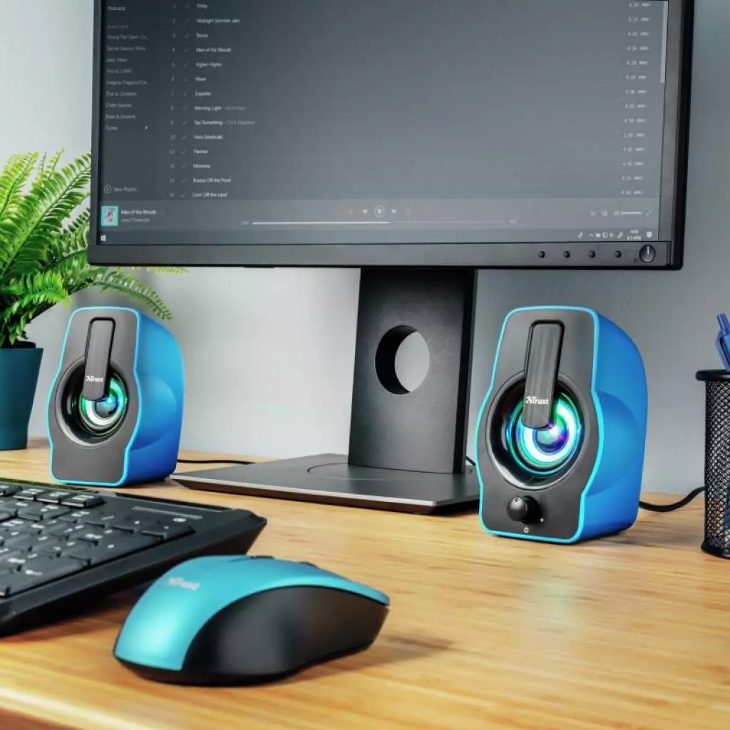 Акустическая система Trust Gemi RGB blue USB (22978) - 5 Акустическая система Trust Gemi RGB blue USB (22978) - 5