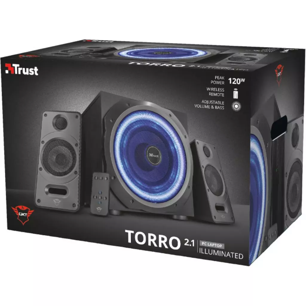 Акустическая система Trust GXT 688 Torro Illuminated Black (23043) - 7