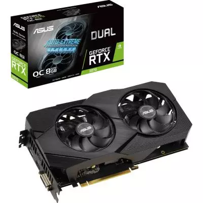 Видеокарта ASUS GeForce RTX2070 8192Mb DUAL OC EVO V2 (DUAL-RTX2070-O8G-EVO-V2)