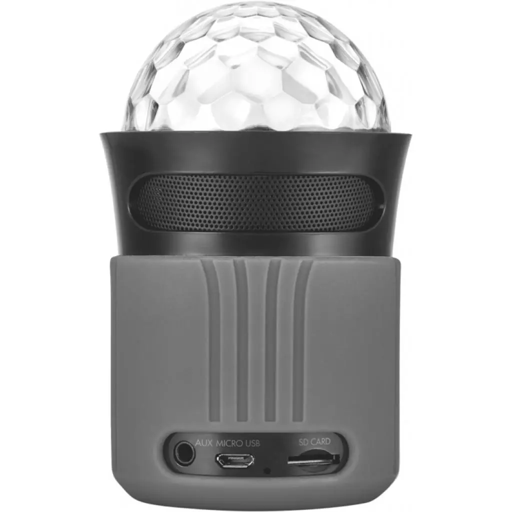 Акустическая система Trust Dixxo Go Wireless Bluetooth Speaker with party lights grey (21345) - 2