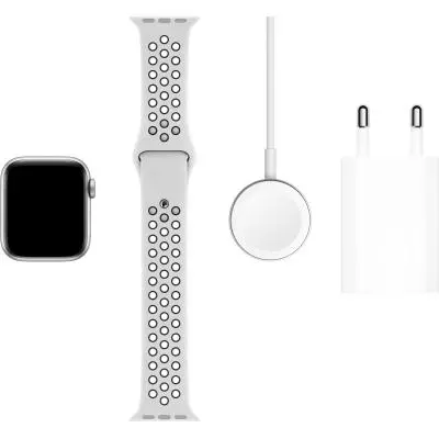 Смарт-часы Apple Watch Nike Series 5 GPS, 44mm Silver Aluminium Case with Pur (MX3V2GK/A) - 5 Смарт-часы Apple Watch Nike Series 5 GPS, 44mm Silver Aluminium Case with Pur (MX3V2GK/A) - 5