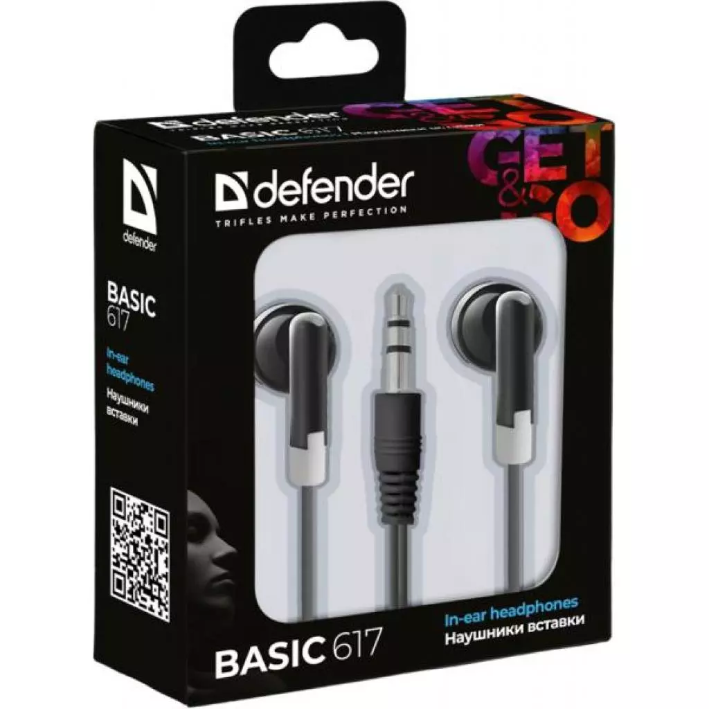Наушники Defender Basic-617 Black (63617) - 1 Наушники Defender Basic-617 Black (63617) - 1