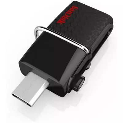 USB флеш накопитель SanDisk 32GB Ultra Dual OTG for Android Black USB 3.0 (SDDD2-032G-G46) - 2